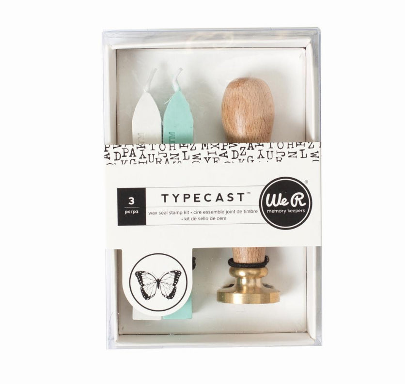 Typecast Seal Stamp Kit / Kit de Sello y Lacre Descontinuado We R Memory Keepers