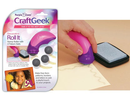 Decorative Roll it / Aplicador para Sellos Continuos Descontinuado Purple Cows