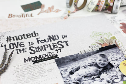 Heidi Swapp Honey &amp; Spice Clear Stamps /  Sello de Alfabeto Descontinuado Heidi Swapp