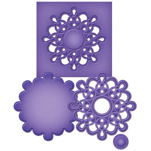 Suaje de Corte de Medallon Decorado / Medallion Seven Descontinuado Spellbinders