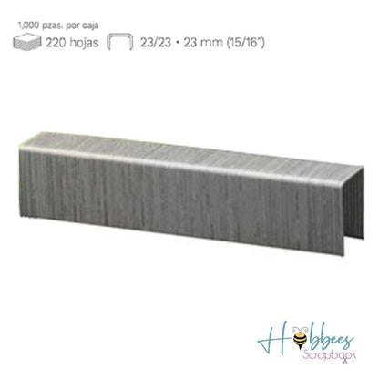 Grapas Para Engrapadora Uso Rudo 23 mm  Barrilito