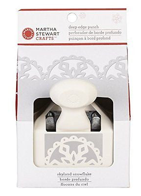 Skyland Snowflake  Edge Punch / Perforadora Orilla Profunda Borde Profundo Descontinuado Martha Stewart