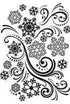Snowflake Swirl Embossing / Folder de Grabado Remolino Copo de Nieve Descontinuado Darice