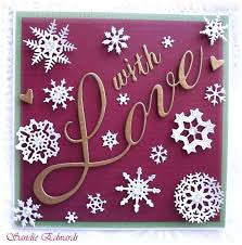 Snowflowers Set Two Dies / Suaje de Corte de Copos de Nieve Descontinuado Cheery Lynn Designs