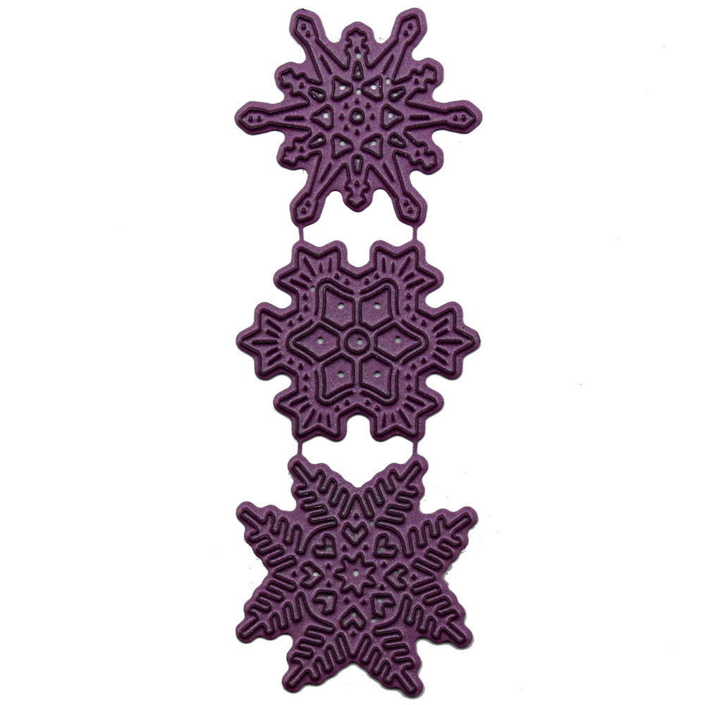 Snowflowers Set Two Dies / Suaje de Corte de Copos de Nieve Descontinuado Cheery Lynn Designs
