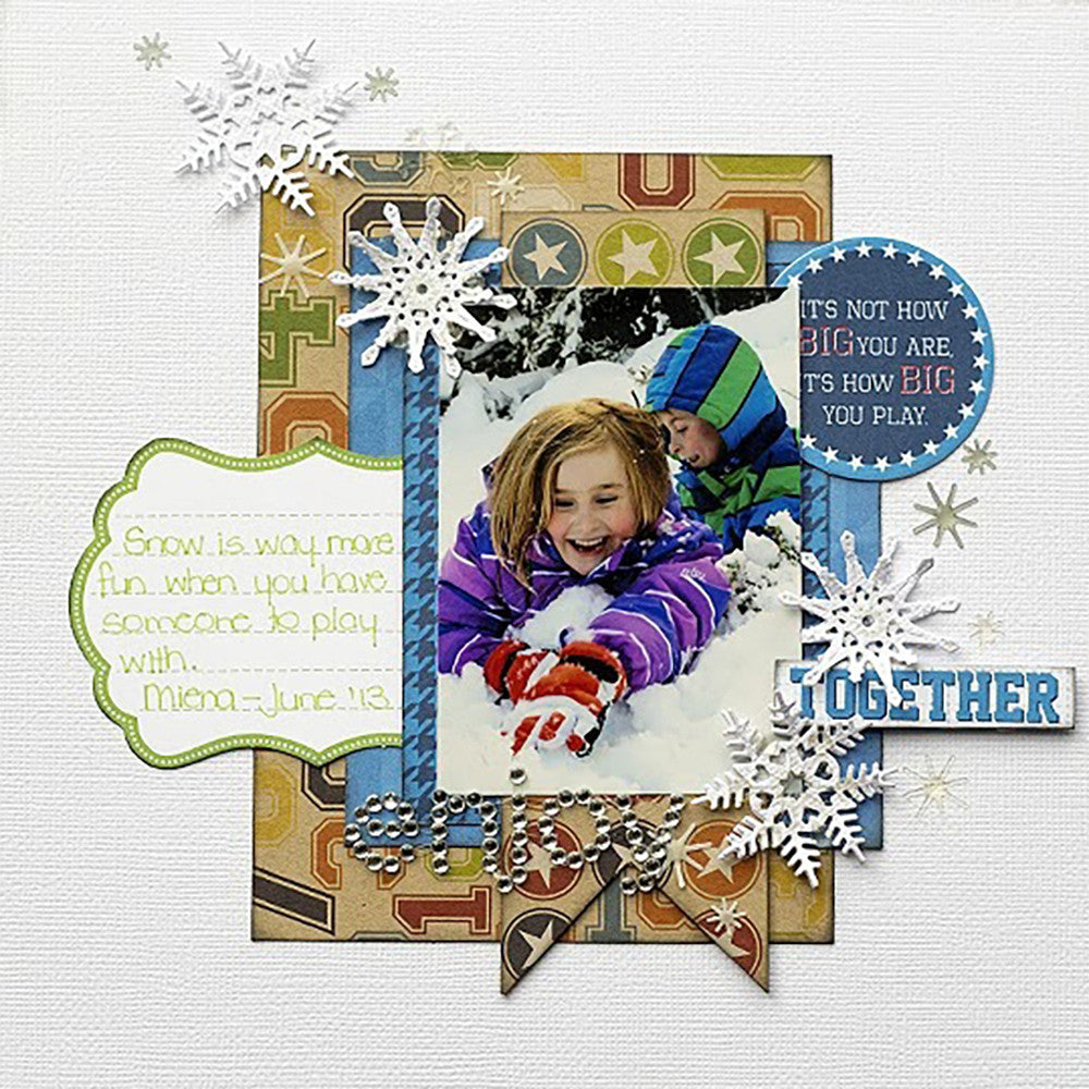 Snowflowers Set Two Dies / Suaje de Corte de Copos de Nieve Descontinuado Cheery Lynn Designs