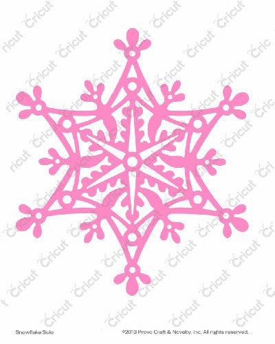 Suaje de Corte Para Hacer Fondo de Copo de Nieve / Snowflake Solo Descontinuado Cuttlebug