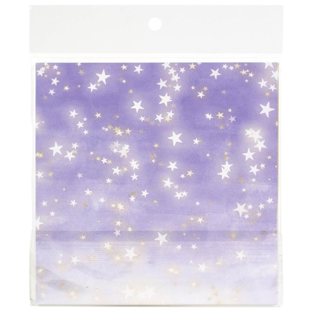 Double-Sided Sparkly Sky Paper 6" / Block Papel Doble Cara Acuarelas 6" Descontinuado Asuka Studio