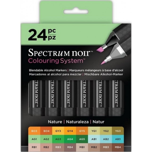 Spectrum Noir Nature Set / Set de 24 Marcadores Naturaleza Descontinuado Crafter&