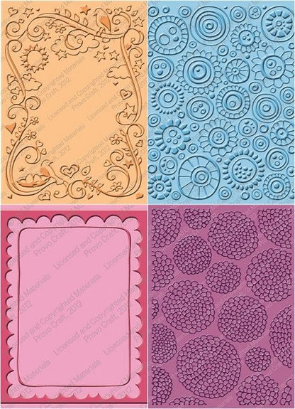Spring Set Cuttlebug / Folder de Grabado Set de Primavera Descontinuado Cuttlebug