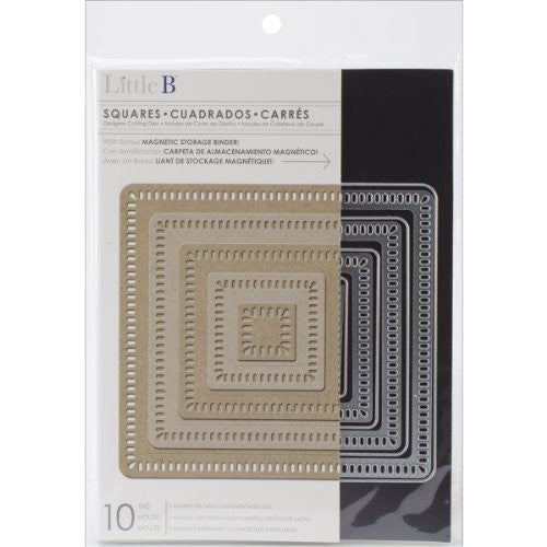 Suaje de Cuadro Liso y con Diseño en la Orilla / Squares Descontinuado Descontinuado