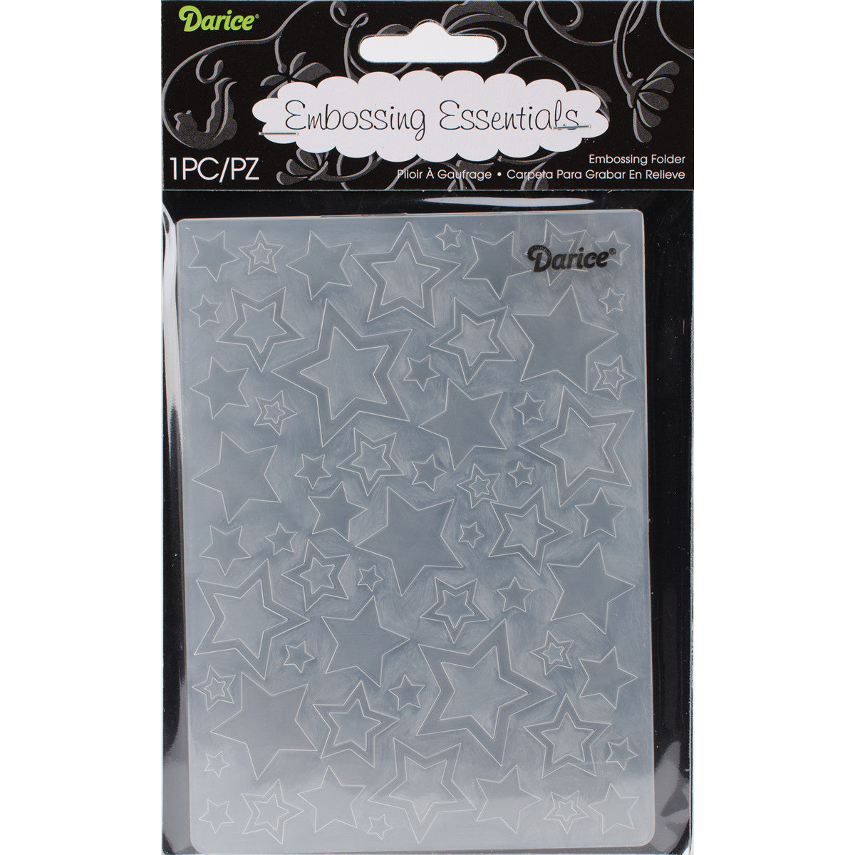 Embossing Stars Asst / Folder de Grabado Estrellas Descontinuado Darice