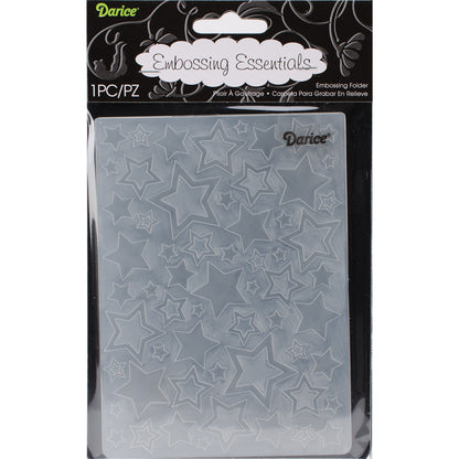Embossing Stars Asst / Folder de Grabado Estrellas Descontinuado Darice