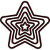 Nesting Stars / Suaje de Corte de Estrellas Descontinuado Darice