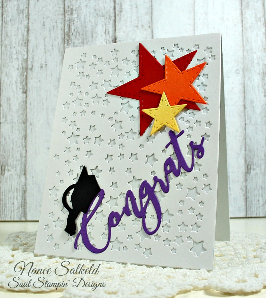 Star Confetti Die / Suajes de Confetti de Estrellas Descontinuado Hero Arts