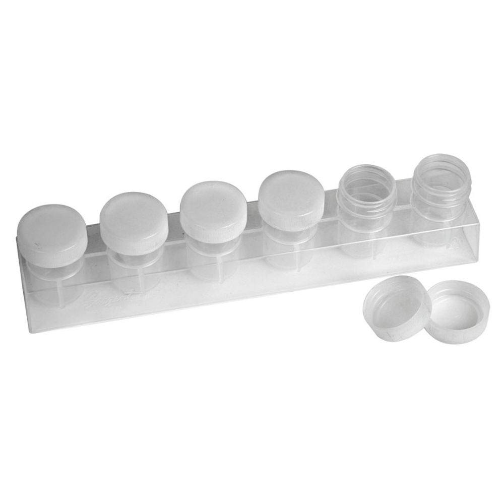 Paint Storage Tray / 6 Botecitos para Almacenar Pintura Descontinuado Sargent Art