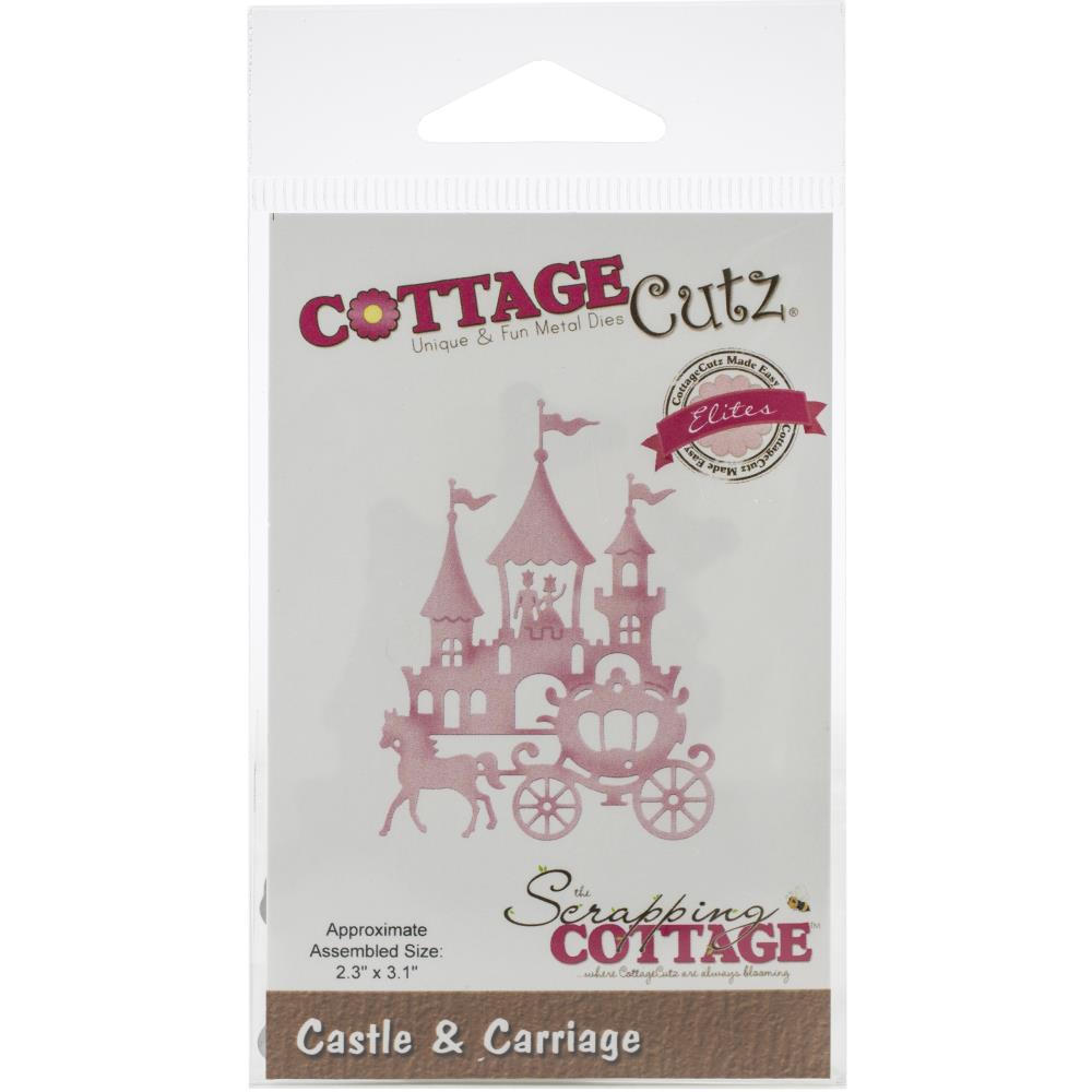 Castle &amp; Carriage Die / Suaje de Castillo y Carroza Descontinuado Cottage Cutz