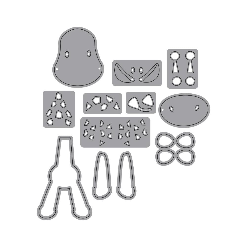 Giraffe Die / Suaje de Corte Jirafa Descontinuado Elizabeth Craft Designs