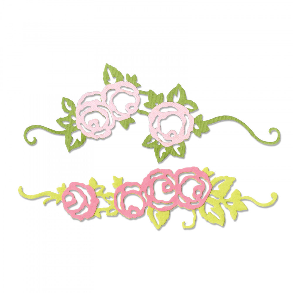 Thinlits Dies Rose Border / Suaje de Borde de Rosas Descontinuado Sizzix