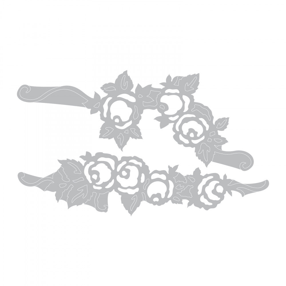 Thinlits Dies Rose Border / Suaje de Borde de Rosas Descontinuado Sizzix