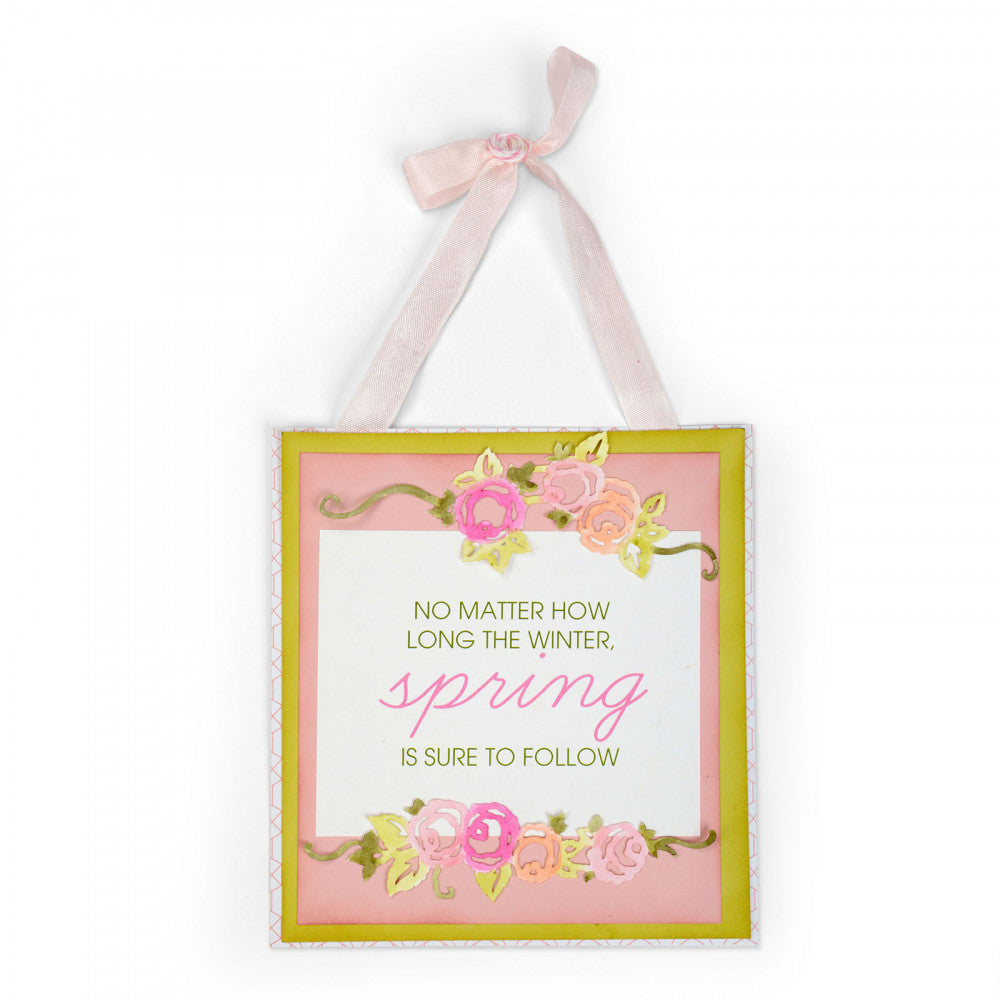 Thinlits Dies Rose Border / Suaje de Borde de Rosas Descontinuado Sizzix