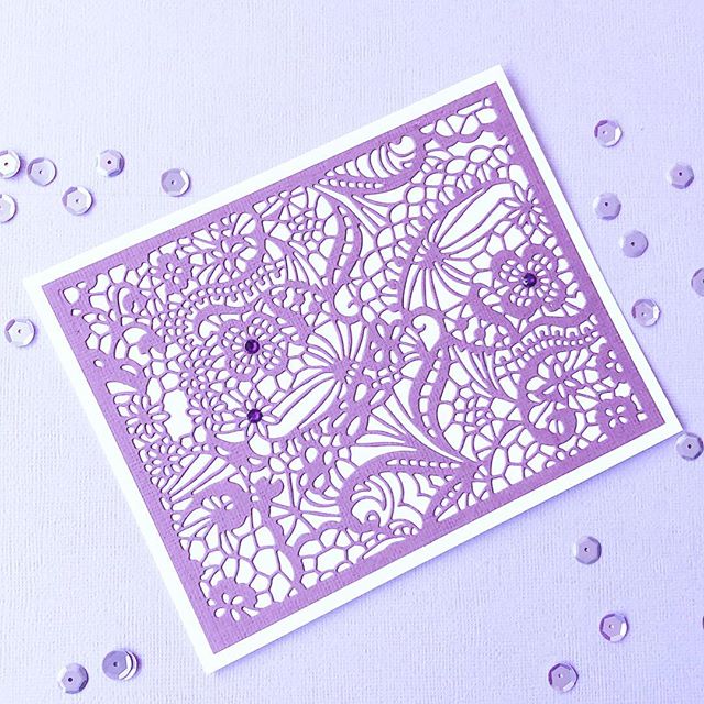 Thinlits Intricate Lace Die / Suaje de Encaje Descontinuado Sizzix