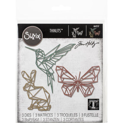 Thinlits Geo Springtime Die / Suajes Silueta de Animales de Primavera Descontinuado Sizzix