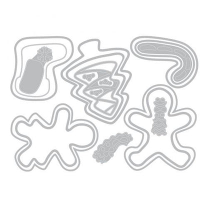 Thinlits Fresh Baked 2 Die / Suaje Galletas Jengibre No 2 Descontinuado Sizzix