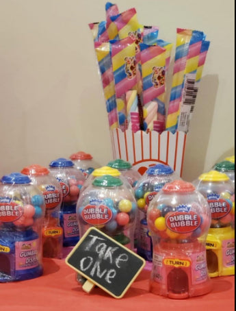 Mini Gumball Machines / Maquinitas para Chicles Mini Dulces Decorativos Dubble Bubble