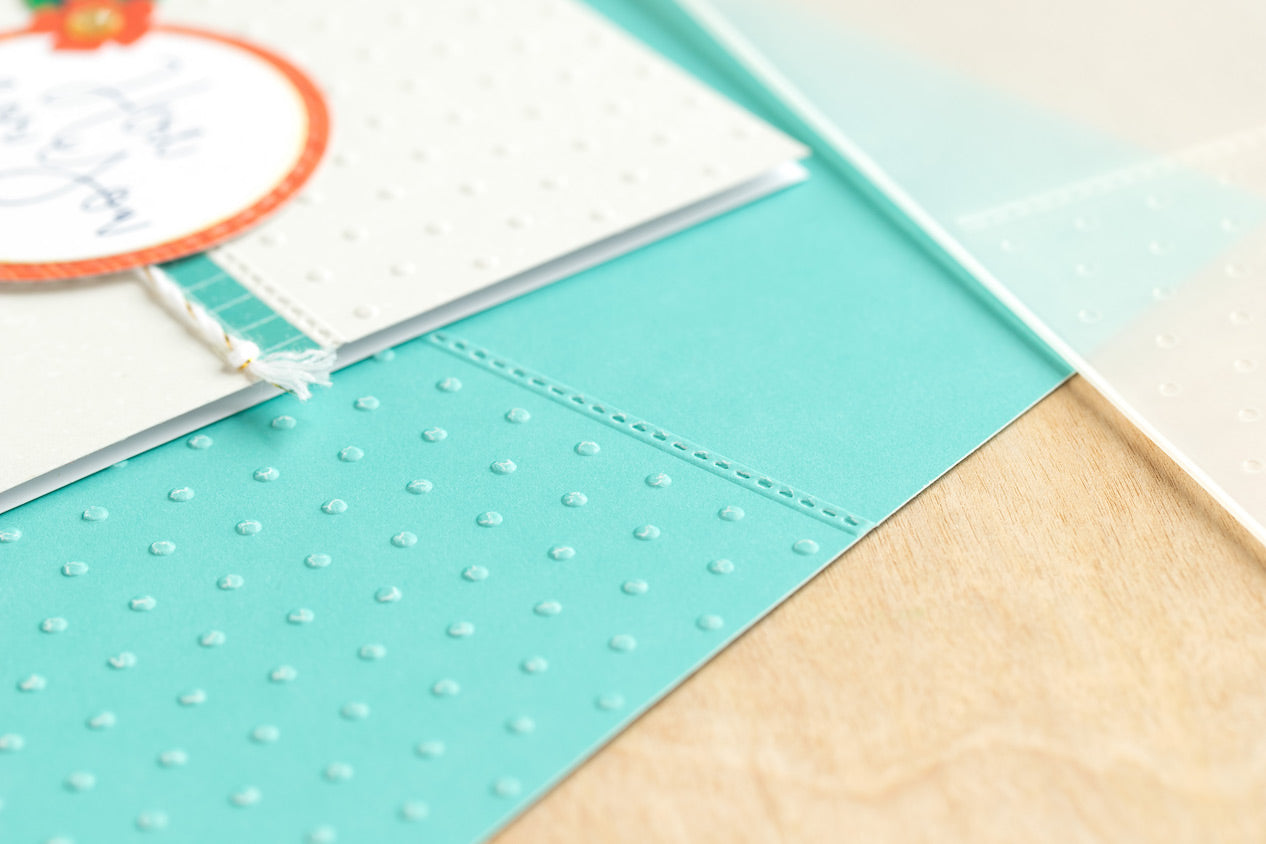 Dots Embossing Folders / Folders de Grabado Puntitos y Lunares Descontinuado We R Memory Keepers