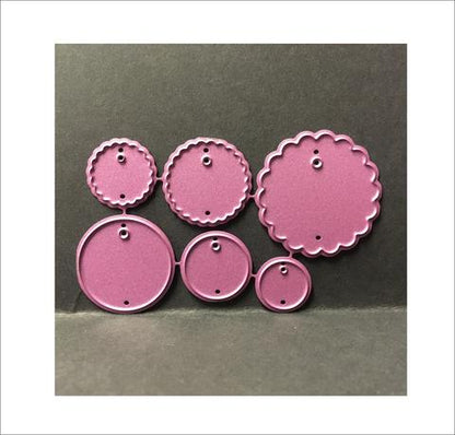 Tags 3 Die / Suajes Para Etiquetas Dados de Corte / Suajes / Troqueles Cheery Lynn Designs
