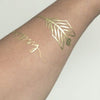 Temporary Tattoo Paper Gold 8.5 x 11&quot; / Papel para Tatuajes Temporales Oro