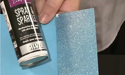 Set de 4 Sprays para dar brillitos al papel / Spray &amp; Sparkle Descontinuado Crafter&