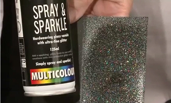 Set de 4 Sprays para dar brillitos al papel / Spray &amp; Sparkle Descontinuado Crafter&