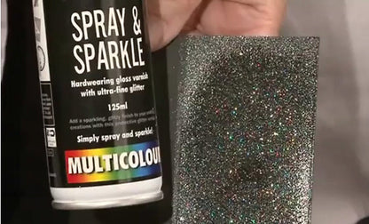 Set de 4 Sprays para dar brillitos al papel / Spray &amp; Sparkle Descontinuado Crafter&