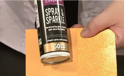 Set de 4 Sprays para dar brillitos al papel / Spray &amp; Sparkle Descontinuado Crafter&