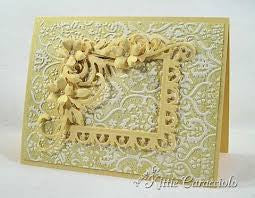 Folder de Grabado / Embossing Folder Textile Descontinuado Cuttlebug