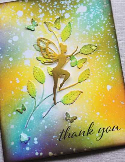 Dancing Faerie Dies / Suaje de Hada Descontinuado Poppy Stamps