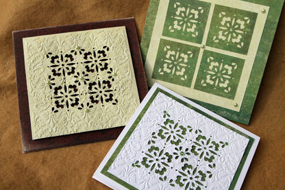 All Over the Page Floral Tile / Perforadora Baldosa Floral Descontinuado Martha Stewart