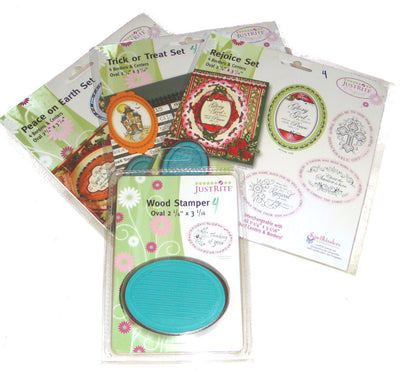Stamping Oval 25 Piece Set / Set de Sellos Intercambiables Descontinuado JustRite