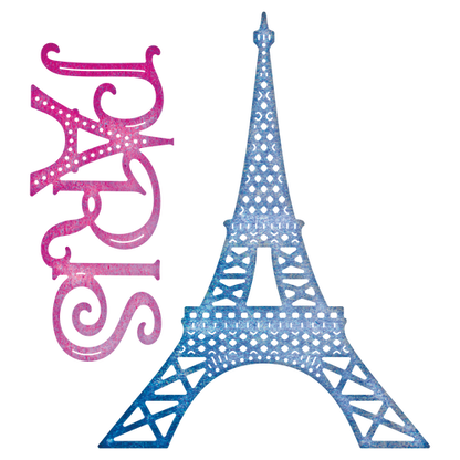 Paris Eiffel Tower Set / Suaje de Corte de Paris Torre Eiffel Descontinuado Cheery Lynn Designs