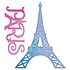 Paris Eiffel Tower Set / Suaje de Corte de Paris Torre Eiffel Descontinuado Cheery Lynn Designs