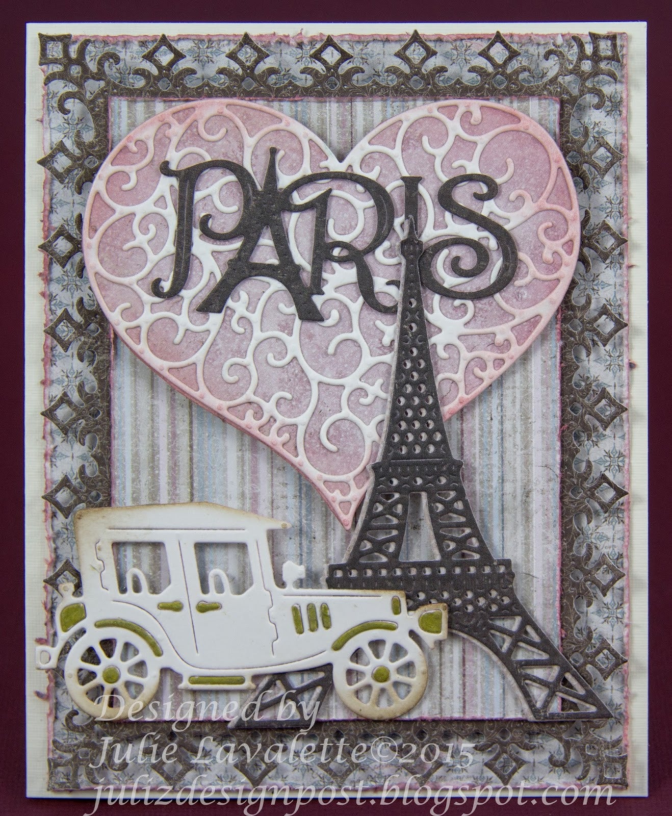 Paris Eiffel Tower Set / Suaje de Corte de Paris Torre Eiffel Descontinuado Cheery Lynn Designs