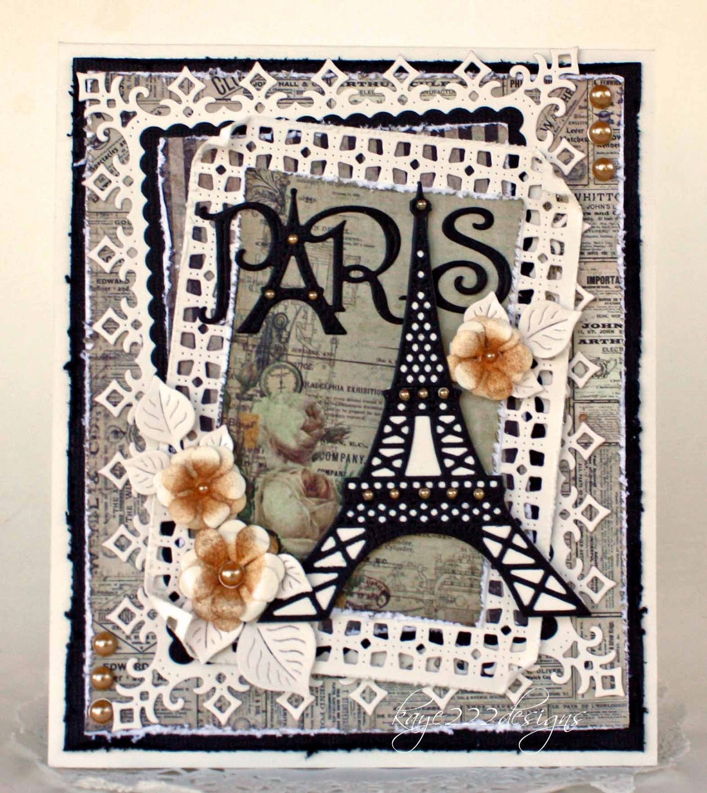 Paris Eiffel Tower Set / Suaje de Corte de Paris Torre Eiffel Descontinuado Cheery Lynn Designs