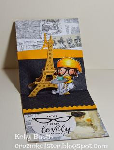 Suaje de corte de Torre Eiffel / Eiffel Tower Pop Stand Descontinuado Elizabeth Craft Designs