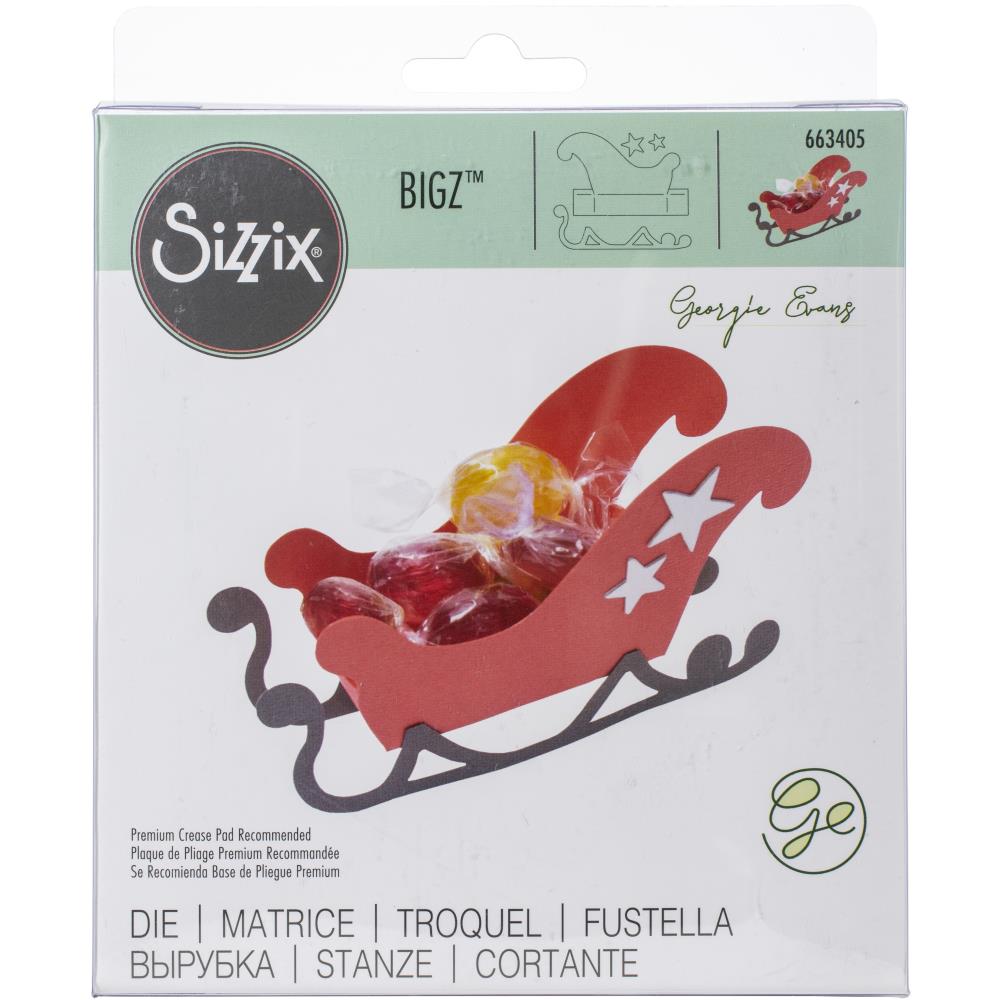 Thinlits 3D Sleigh Die / Suaje de Trineo 3D Descontinuado Sizzix