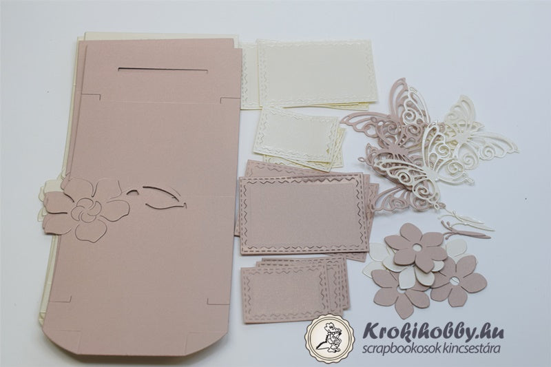 Thinlits Table Tent floral Dies / Suaje de Corte de Tarjeta Floral Descontinuado Sizzix