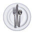 Premium Plastic Silver Banded Service / Vajilla de Plástico para 8 personas Descontinuado Mozaik