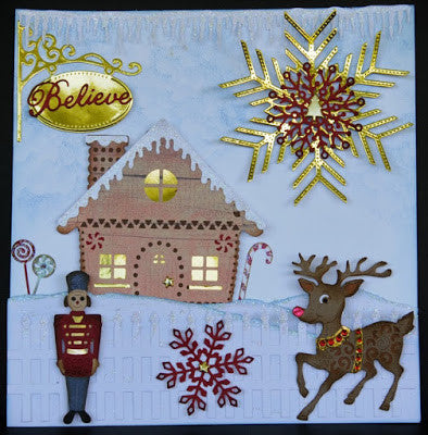 Suaje de Corte de Venado / Reindeer Fun Dies Descontinuado Cheery Lynn Designs