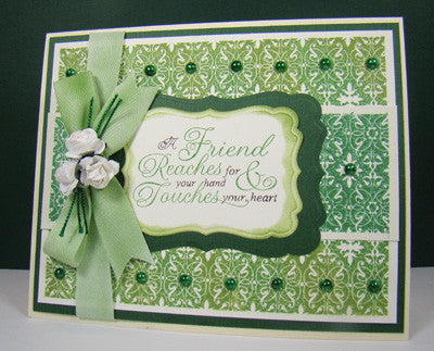 Cottage Ivy Memento / CojÃn de Tinta para Sellos Verde Oscuro Tintas TSUKINEKO